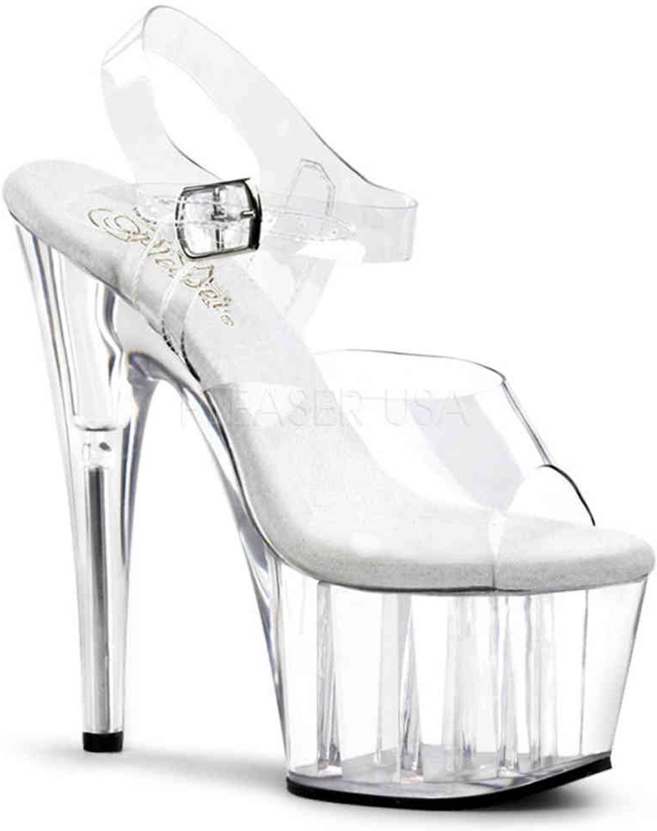 EU 36 = US 6 | ADORE-708 | 7 Heel, 2 3/4 PF Ankle Strap Sandal